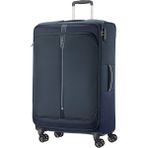 Samsonite Popsoda - Spinner L Genişletilebilir Valiz, 78 Cm, 105/112,5 L, Mavi (Koyu Mavi) - Siyah