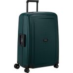 Samsonite S'cure - Spinner M, Çanta, M (69 Cm), 79 L, Yeşil (Koyu Turkuaz) - Siyah