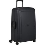 Samsonite S'cure Yenilendi - Sert Kabuklu Valiz 75 Cm, Büyük, Üç Noktadan Kilitli Check-In Valizi, Hafif, 4,60 Kg, 102 L, Siyah