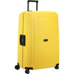 Samsonite S'cure Yenilendi - Sert Kabuklu Valiz 81 Cm, Ekstra Büyük, Üç Noktadan Kilitli Check-In Valizi, Hafif, 5 Kg, 138 L, Sarı (Sarı) - Siyah