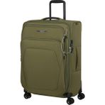 Samsonite Spark Sng Eco - Yumuşak Bagaj Valizi 67 cm Orta - 4 Tekerlekli Araba, Tsa Kilitli, Hafif ve Genişletilebilir - Yeşil (Zeytin) - Siyah