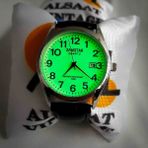 Samstar Alsaat Fosforlu Unisex Kol Saat - Beyaz