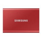 Samsung 1TB T7 Serisi Kırmızı USB 3.2 (Okuma 1050MB / Yazma 1000MB) Harici SSD