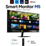 Samsung 27 Inç Full Hd Akıllı Tv Monitör Wi-Fi ve Bluetooth Bağlantılı LED Ekran 1920 x 1080 Çözünürlük - Renk
