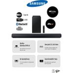 Samsung 3.1.2 Kanal Ile Her Yönden Kusursuz 3 Boyutlu Ses Q Serisi Dolby Atmos Ve Dts:x 360w Soundbar & Ev Sinema Sıstemıhw-Q600c + Hdmı Kablosu ( Samsung Türkiye İadeli )