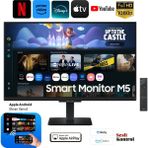 Samsung 32 Inç 81 cm Görüntü Alanlı Akıllı Smart Monitör Tv 3840X2160 4K UHD Çözünürlük HDR10 Yüksek Dinamik Aralık Destekli Tizen Platformu Dex Airplay 2 Miracast Uyumlu Siyah