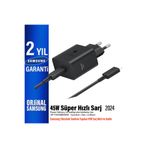 Samsung 45W Type C Süper Hızlı Şarj Aleti ve Kablosu EP- (Samsung Türkiye Garantili) T4511X T4511XBEGWW