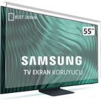 Samsung 55Q70D Tv Ekran Koruyucu - Samsung 55" Inç 139 cm QE55Q70DATXTK QLED Kırılmaz Koruyucu - 55 inç