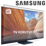 SAMSUNG 55S90F TV EKRAN KORUYUCU - Samsung 55 inç 139cm QLED KIRILMAZ Koruyucu QE55S90FAEXTK