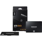 Samsung 870 Evo 500GB Sata SSD 560MB Okuma Hızı 530MB Yazma Hızı 2.5" Bağlantı Tipi