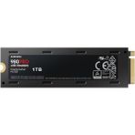 Samsung 980 PRO Heatsink M.2 NVMe SSD 1TB – 7000MB/s Okuma, 5000MB/s Yazma, PCIe 4.0, PC ve Oyun Bilgisayarları Uyumlu
