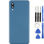Samsung A02 Sm-A022f Uyumlu Arka Pil Kapağı Mavi + Tamir Seti