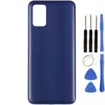 Samsung A03s Sm-A037f Uyumlu Arka Pil Kapağı Mavi + Tamir Seti