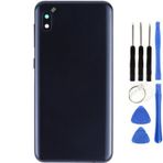 Samsung A10 Sm-A105 Uyumlu Arka Pil Kapağı Siyah + Tamir Seti