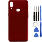 Samsung A10s Sm-A107 Uyumlu Arka Pil Kapağı Kırmızı + Tamir Seti