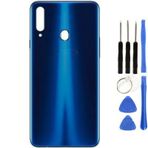 Samsung A20s Sm-A207 Uyumlu Arka Pil Kapağı Mavi + Tamir Seti