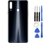 Samsung A20s Sm-A207 Uyumlu Arka Pil Kapağı Siyah + Tamir Seti