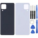 Samsung A22 4G Sm-A225f Uyumlu Arka Pil Kapağı Siyah + Tamir Seti