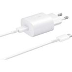 Samsung A24 - A34 - A54 -A74 Type-C 25W Hızlı Şarj Aleti ( Pd Adaptör + Kablo ) Beyaz
