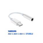 Samsung A53 - A54 - A54 Uyumlu Kulaklık Dönüştürücüsü Type C Çevirici