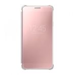 Samsung A710f Galaxy A7 ( 2016) Orjinal Clear View Cover Pembe Ef-Za710czegww