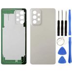 Samsung A73 5G Sm-A736 Uyumlu Arka Pil Kapağı Beyaz + Tamir Seti
