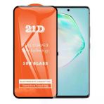 Samsung A91 Ekran Koruyucu 21D Tam Kaplayan Kavisli