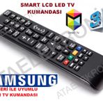 Samsung Aa59 Serisi Tüm Modeller Smart Hub Tuşlu Led Tv Televizyon Akıllı Kumandası Kısa Model