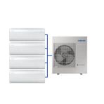 Samsung AJ100TXJ5KH/EA WindFree Duvar Tipi Multi Split Klima (9+12+12+12+18) 9000 BTU + 12000 BTU + 12000 BTU + 18000 BTU