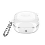 Samsung Buds Pro - Buds2-2 Pro - live - fe - fe2 - core Kulaklık Kılıf Askılı Mat Silikon (şeffaf)