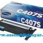 Samsung CLP-320/CLP-325/CLX-3185 CLT-C407S Mavi Toner Satış