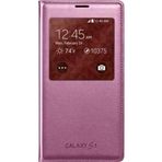 Samsung EF-CG900BPEGWW S5 Noktalı Pembe S-View Kılıf