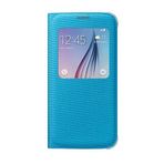 Samsung Ef CG920BLEGWW Galaxy S6 Orjinal S View Cover Mavi Cep Telefonu Kılıf