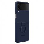 Samsung EF-PF721TNEGWW Z Flip Lacivert 4 Yüzüklü Silikon Kılıf
