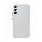 Samsung EF-VS906LJEGWW Galaxy S22+ Plus Açık Gri Deri Kılıf