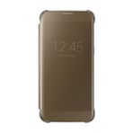 Samsung EF-ZG930CFEGWW Gold Clear View Fonksiyonel Telefon Kılıfı
