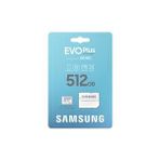 Samsung Evo Plus 512 GB 4K Adaptörlü Hafıza Kartı (130MB/S)