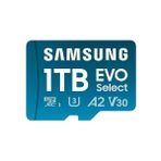 Samsung Evo Select (2024) Microsd Kart + Sd Adaptörü, 1 Tb, Uhs-I U3, 4K Uhd, Full Hd, 160 Mb/s Okuma, Akıllı Telefonlar, Tabletler ve Dizüstü Bilgisayarlar Için Hafıza Kartı, MB-ME1T0SA/EU