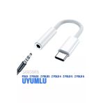 Samsung Fold Zfold2 Zfold3 Zfold4 Zfold5 Zfold 6 3.5Mm Type-C Jack Çevirici Kulaklık Dönüştürücü