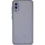 Samsung Galaxy A02 Kılıf Montreal Silikon Kapak - Gri - 1 - Renkli