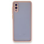 Samsung Galaxy A02 Montreal Silikon Kapak Pembe Kılıf