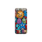 Samsung Galaxy A02s ile Uyumlu Grafiti Dream Street Tasarımlı Şeffaf Silikon Kılıf