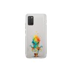 Samsung Galaxy A02s ile uyumlu Splash ahtapot tasarımlı şeffaf silikon kılıf