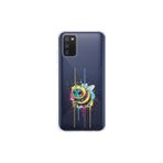 Samsung Galaxy A02s ile uyumlu Splash arı Tasarımlı Slimfit şeffaf silikon kılıf
