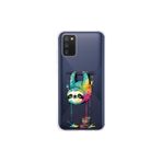 Samsung Galaxy A02s ile Uyumlu Splash Tembel Hayvan Tasarımlı Slimfit Şeffaf Silikon Kılıf