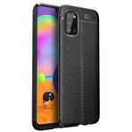 Samsung Galaxy A02s Kılıf Deri Görünümlü Renk Atmayan Dayanaklı Silikon Kapak Niss
