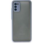 Samsung Galaxy A02S Kılıf Montreal Silikon Kapak - Gri - 1 - Renkli