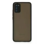 Samsung Galaxy A02s Kılıf Montreal Silikon Kapak - Siyah-(5796)