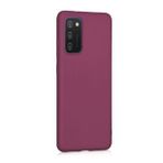 Samsung Galaxy A02S Premium Silikon Kılıf Mor