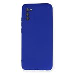 Samsung Galaxy A02S Uyumlu Kılıf Yumuşak Dokulu Silikon - Lacivert